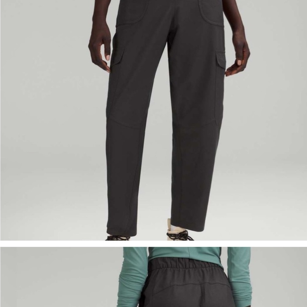 Lululemon Light Utilitech High Rise Cargo Utility Pants Joggers, Charcoal, 29 - Picture 4 of 16